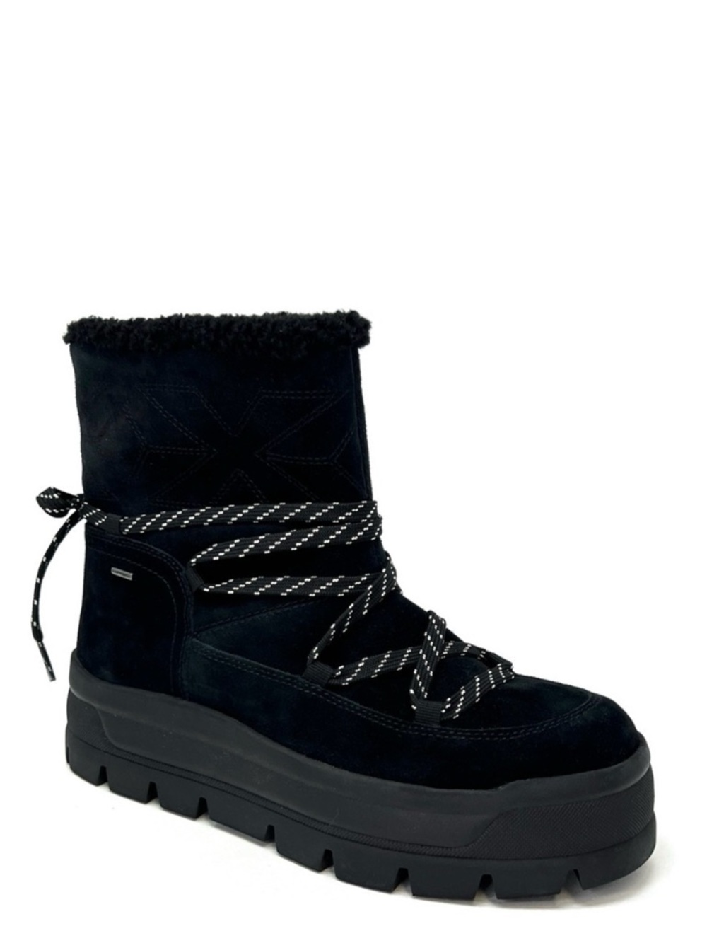 Geox Spherica Ec7.1 ABX Woman’s Size 10 Black Suede Waterproof  Mukluk Moon NWT